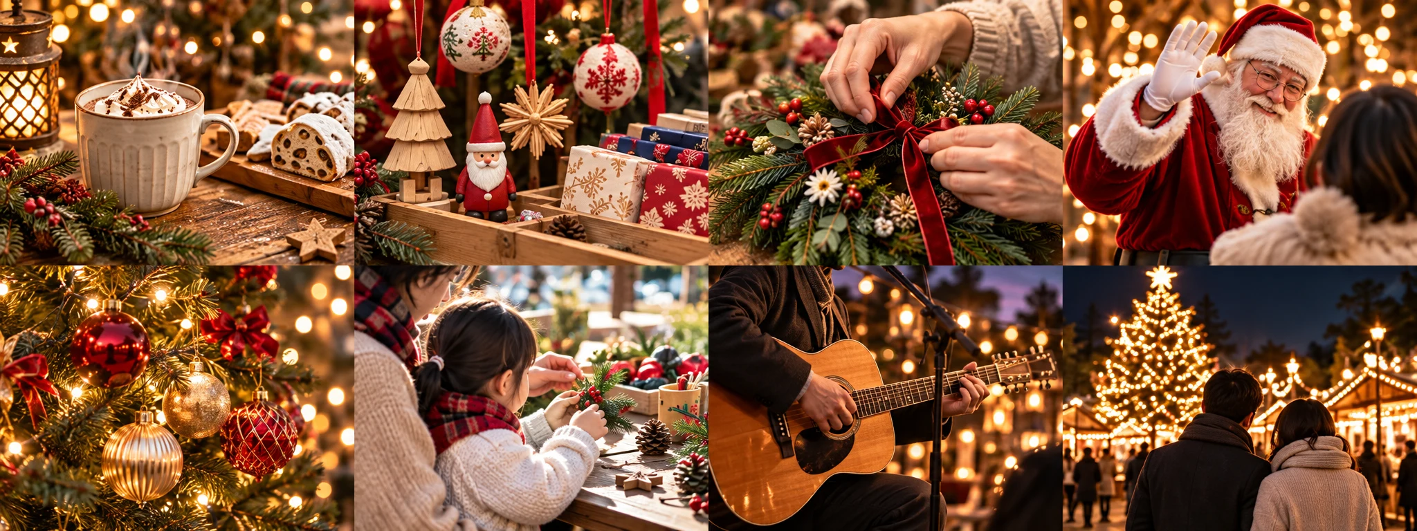 クリスマスのフード・ドリンク(イメージ)